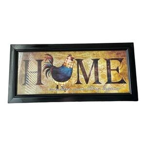 $5 ADD ON Fall Themed Rooster ‘Home: Where Your Story Begins’ Wall Hanging